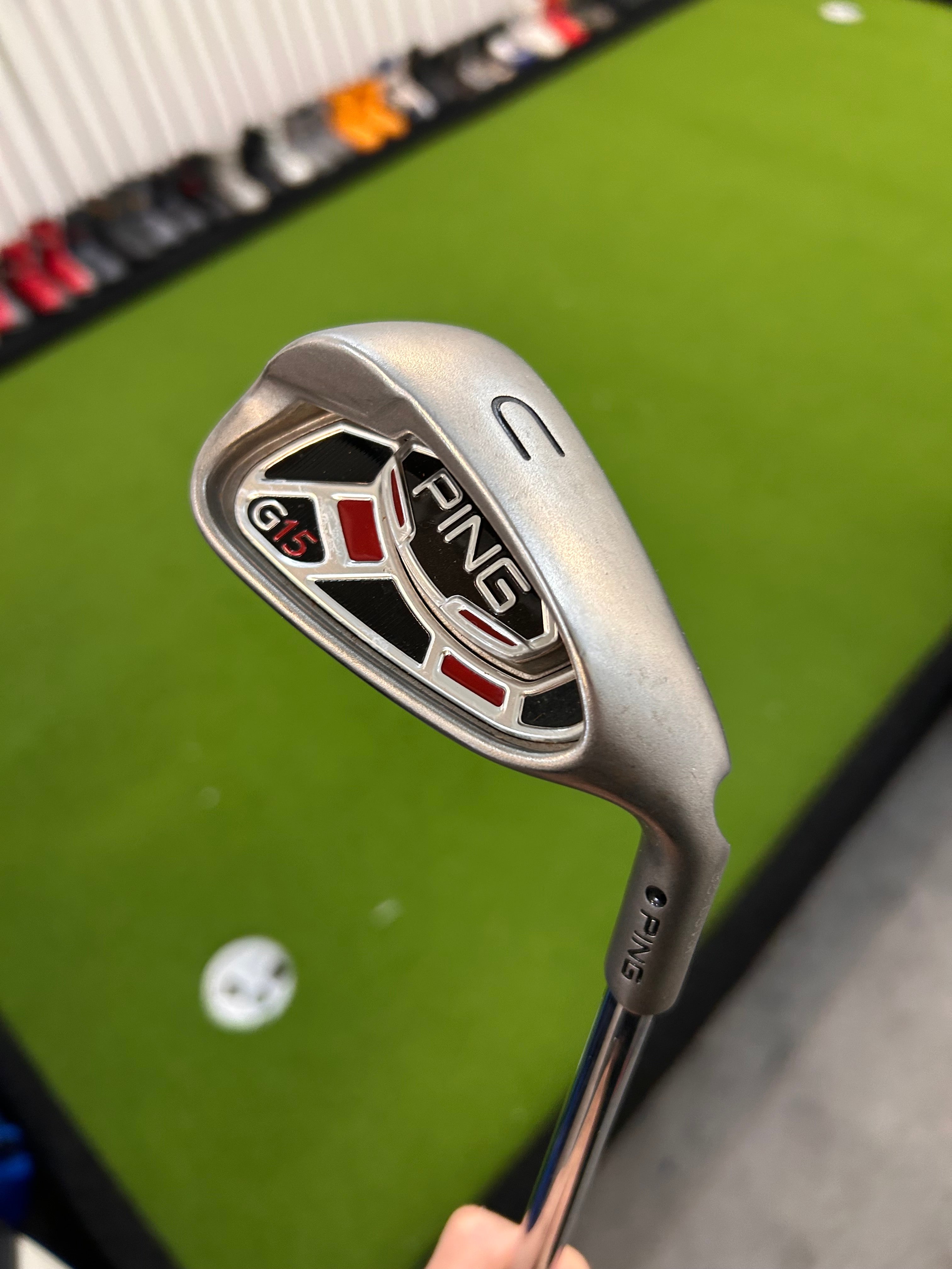 PING G15 UW / Regular PING AWT R Steel Shafts / Black Dot