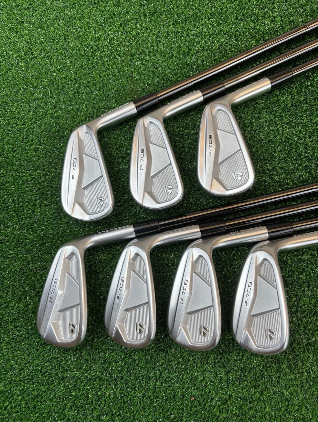TaylorMade P.7CB Irons 6-PW / Extra Stiff KBS Tour X Black PVD Steel Shafts